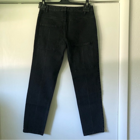 Tibi Black Denim Elfie Jean - Picture 3 of 5